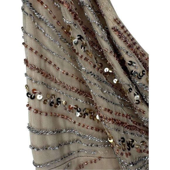 NWT Mac Duggal 10932 Surplice Front High Slit Dress Size 4 ✨ - Picture 16 of 16